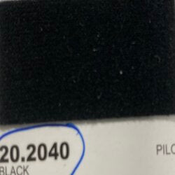 Black Honda 1802 20.2040 TR619B fabric swatch