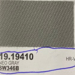 Neo Gray (SW346B) Honda fabric swatch, 1788 19.19410