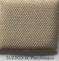 SL2303 Lt. Parchment fabric swatch: light beige, textured weave.