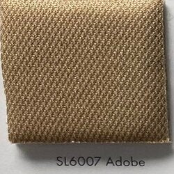 SL6007 Adobe fabric swatch: light beige, textured weave.