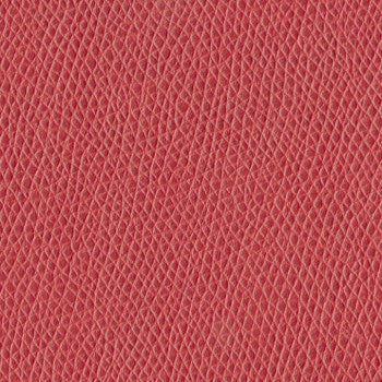 Rushmore Berry textured leather swatch in a rich berry red.