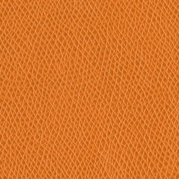 Rushmore Carrot textured leather swatch, burnt orange