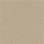 Counterpane Sand Dollar textured wallpaper, beige diamond pattern