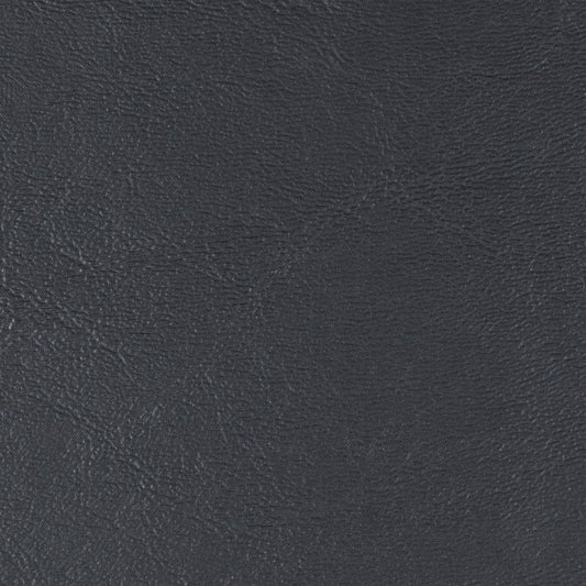 Sanibel Storm SAN102 vinyl fabric swatch: dark gray, textured leather-look.