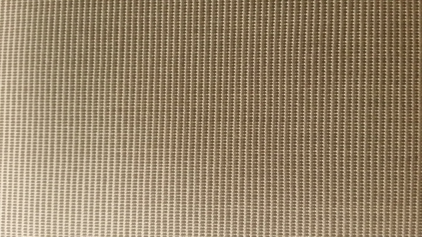 Tweed linen fabric swatch, 46 inches wide, beige tone