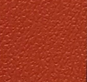 T107 Hot Sauce Premier Contract Vinyl: textured, reddish-orange vinyl sample.