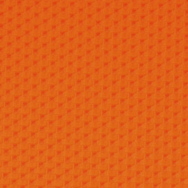 Wave Tangerine WV-201 fabric swatch: vibrant orange, textured weave.