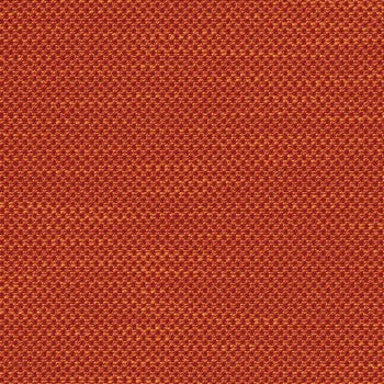 Culp Tome Poppy fabric swatch: rich reddish-orange, textured weave.
