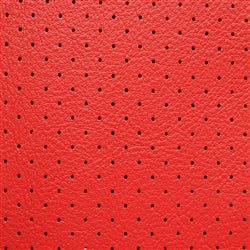 Hampton Torch Red Perforated Vinyl fabric
