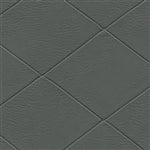 Grey Counterpane Trolley with diamond-patterned texture