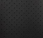 VLST-54P Valencia Black Perforated Vinyl: Durable, black vinyl with small perforations for ventilation.