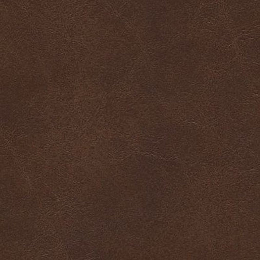 Wallaby Walnut WAS5018: Dark brown leather-look fabric swatch