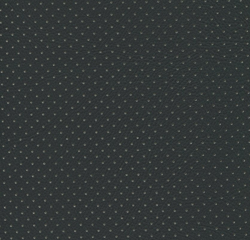 Phantom White Perforated Vinyl: Dark gray, perforated vinyl with a subtle texture.