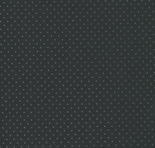 Phantom White Perforated Vinyl: Dark gray, perforated vinyl with a subtle texture.