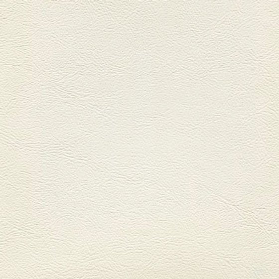 Sierra White Vinyl upholstery fabric sample: textured off-white finish.