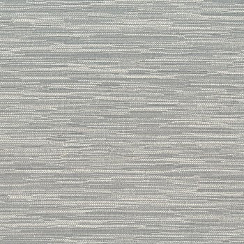 Culp Winslow Moonbeam Fabric: Textured silver linen-look upholstery fabric.