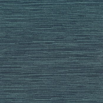 Culp Winslow Peacock fabric swatch: teal textured linen-look upholstery fabric.