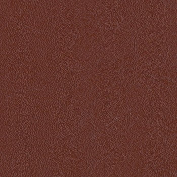 Yosemite Chestnut Polyurethane fabric swatch, PVC-free, rich brown texture.