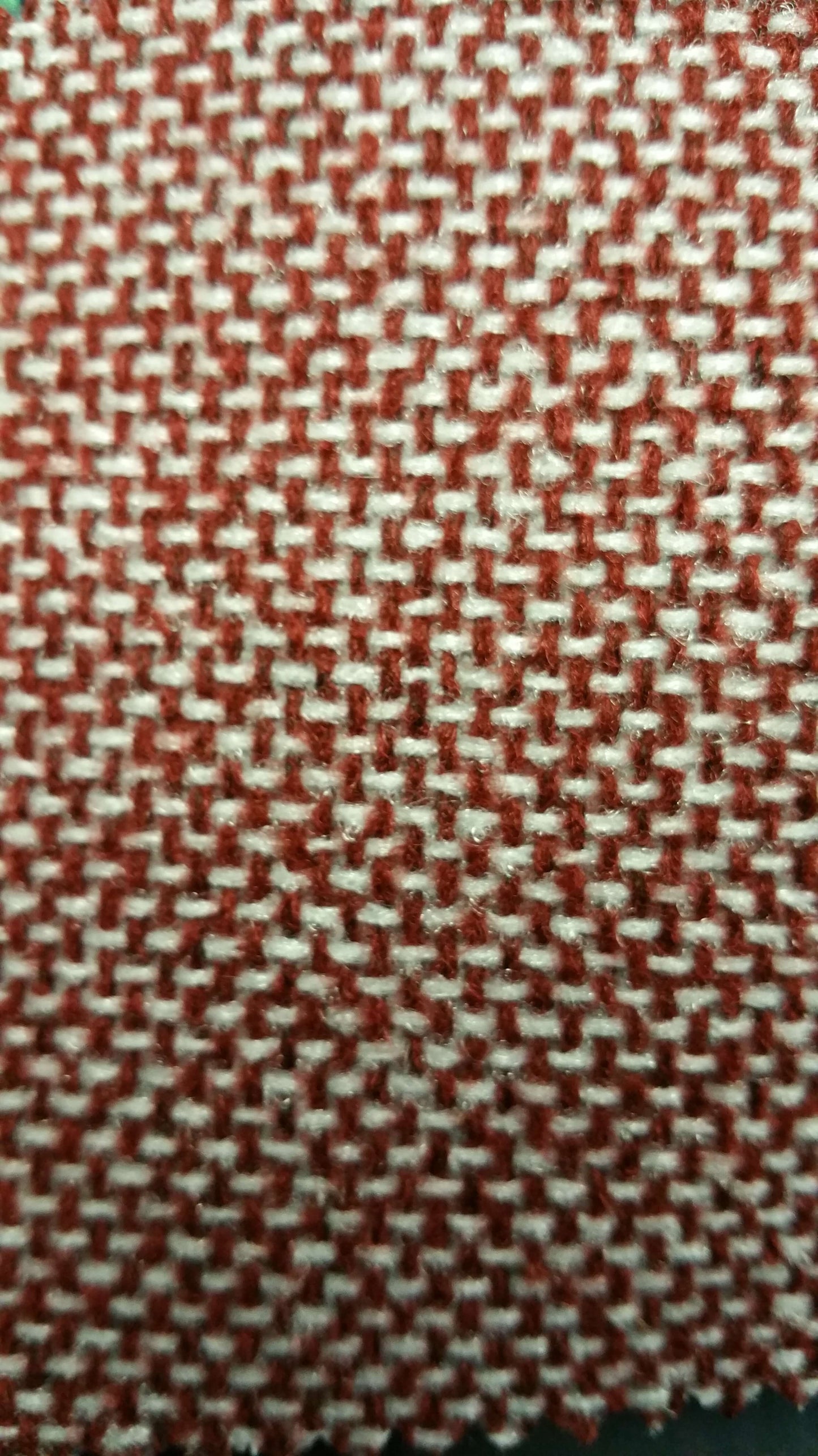 Ring 797 Red/White Woven Fabric