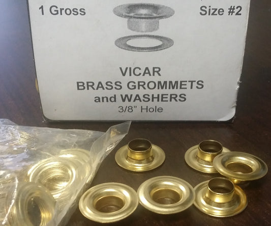 #2 Brass Grommets and Washers