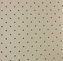 VLST-23P Corinthian Shale Perforated Vinyl: Beige vinyl with small, dark perforations.
