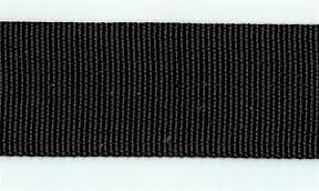 Black 1 1/2" polypropylene webbing
