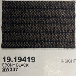 1819 19.19419 Ebony Black SW337 Honda Seat fabric