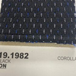 1817 19.1982 Black Ion Toyota seat fabric