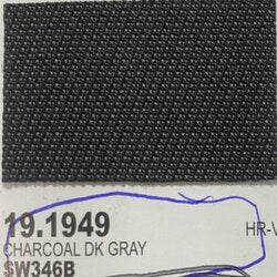 1798 19.1949 SW346B Charcoal Dk Gray Honda