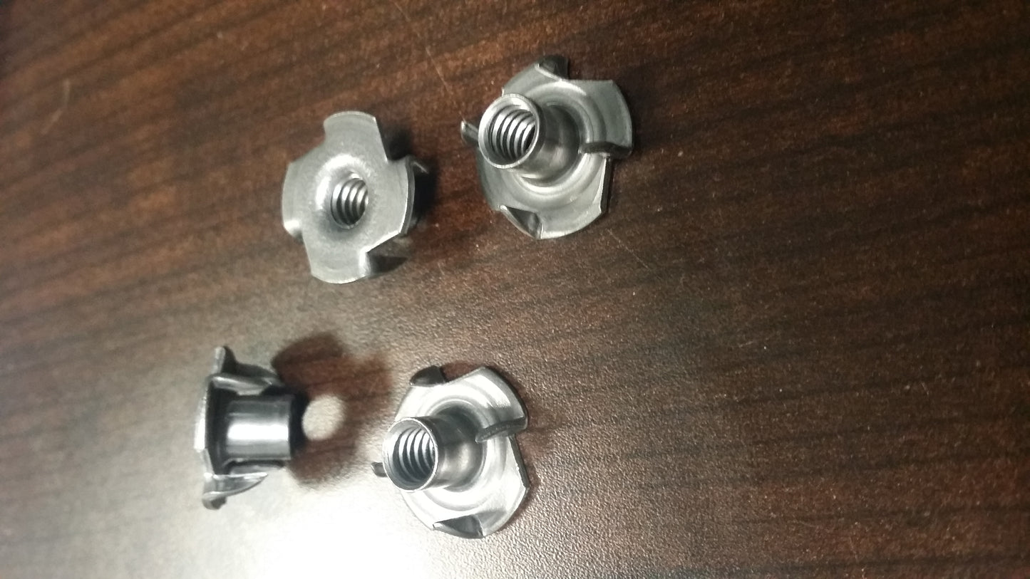 1/4" T-Nuts 100 per package